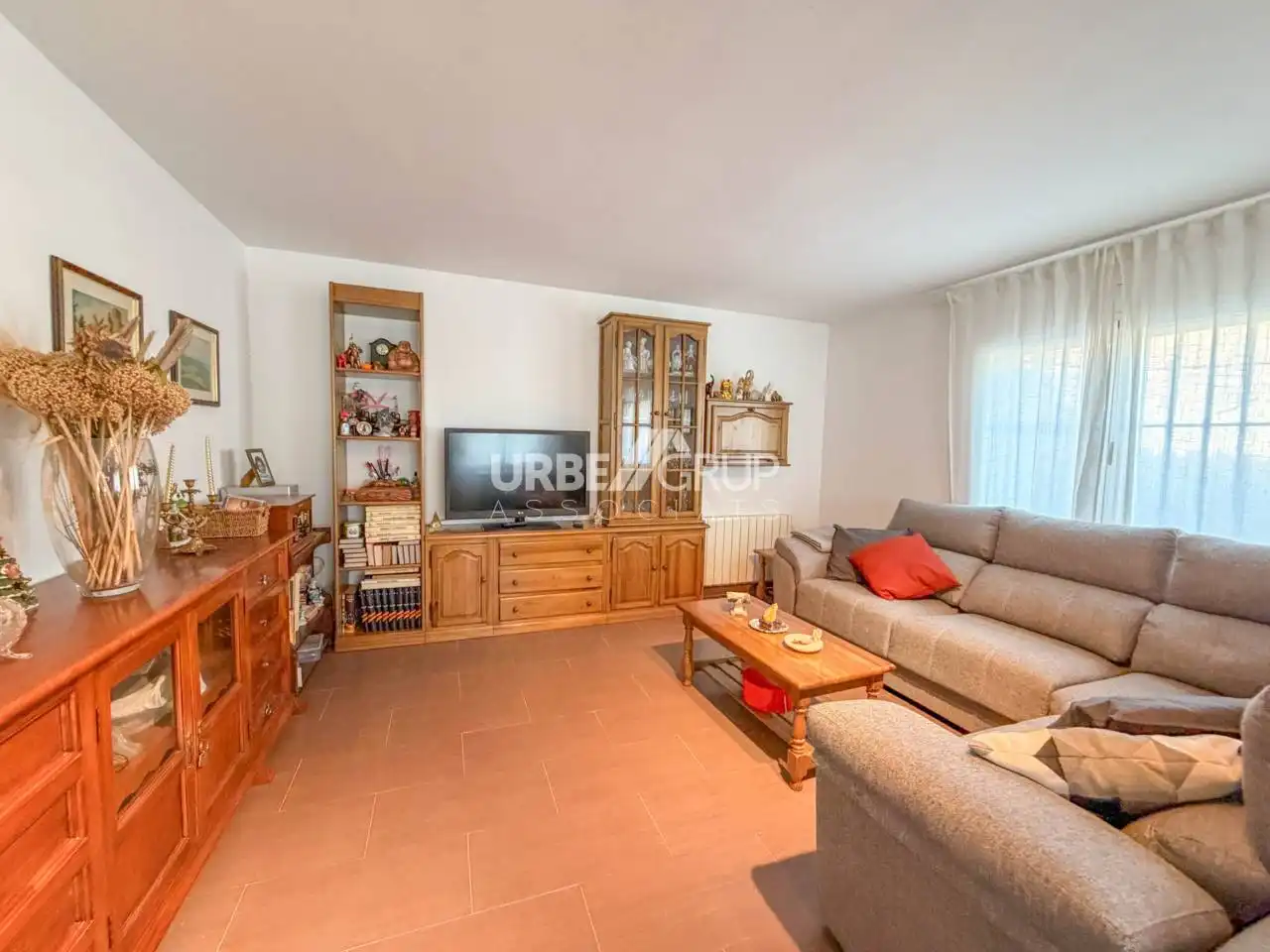 Living room of Houses for sale in Terrassa  with Heating and Private garden