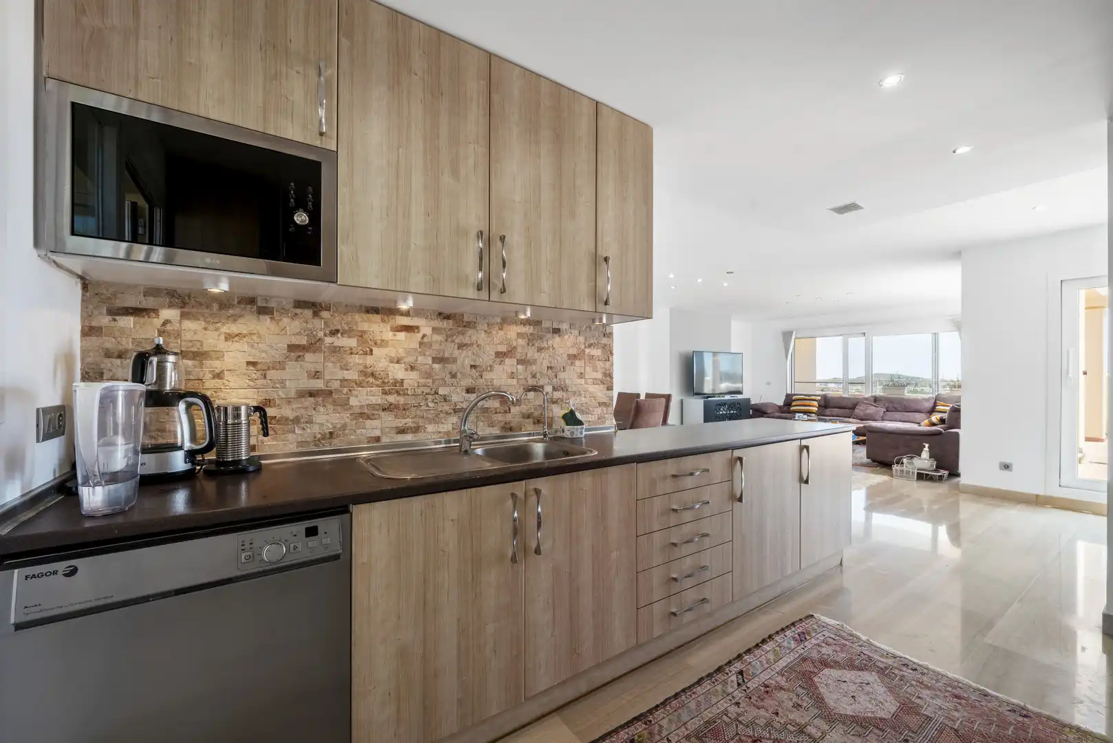Cocina de Ático en venta en Mijas con Aire acondicionado, Terraza y Trastero
