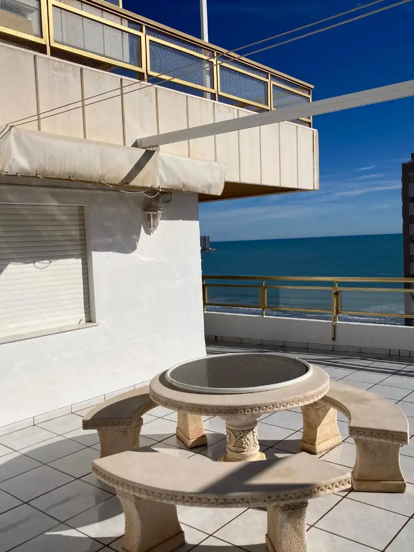 Balcony of Attic for rent in Cullera  with Terrace, Furnished and Community pool