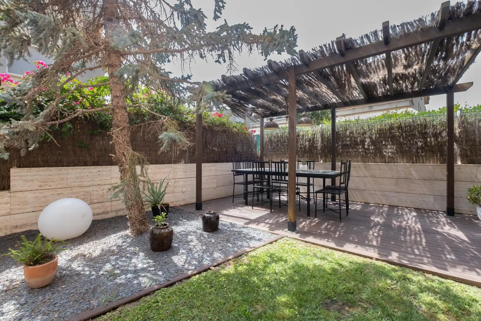 Terraza de Casa adosada en venta en Salou con Aire acondicionado, Jardín privado y Parquet