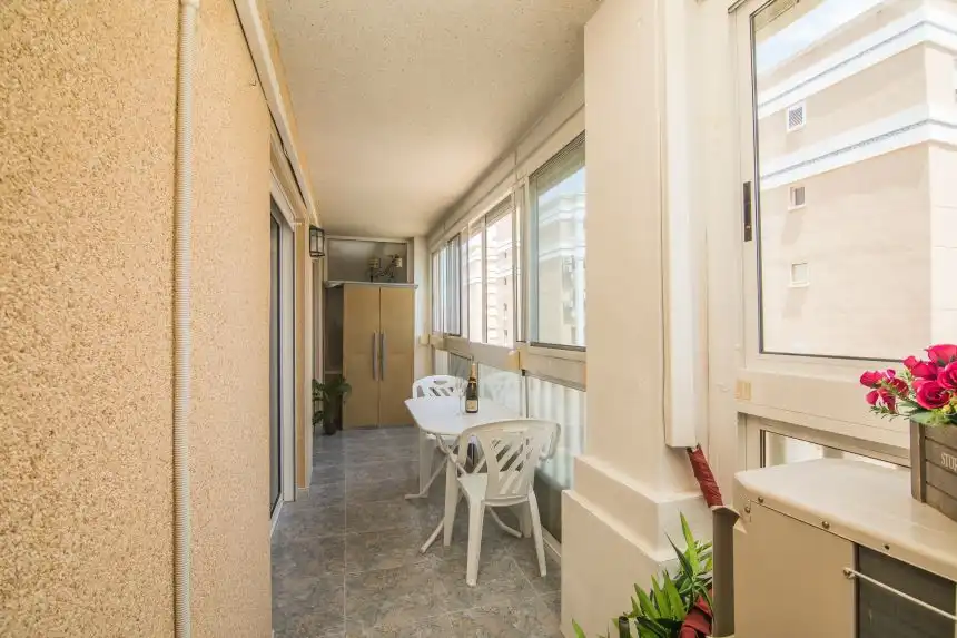 Terrasse von Wohnung zum Verkauf in Elche / Elx mit Klimaanlage, Terrasse und Möbliert