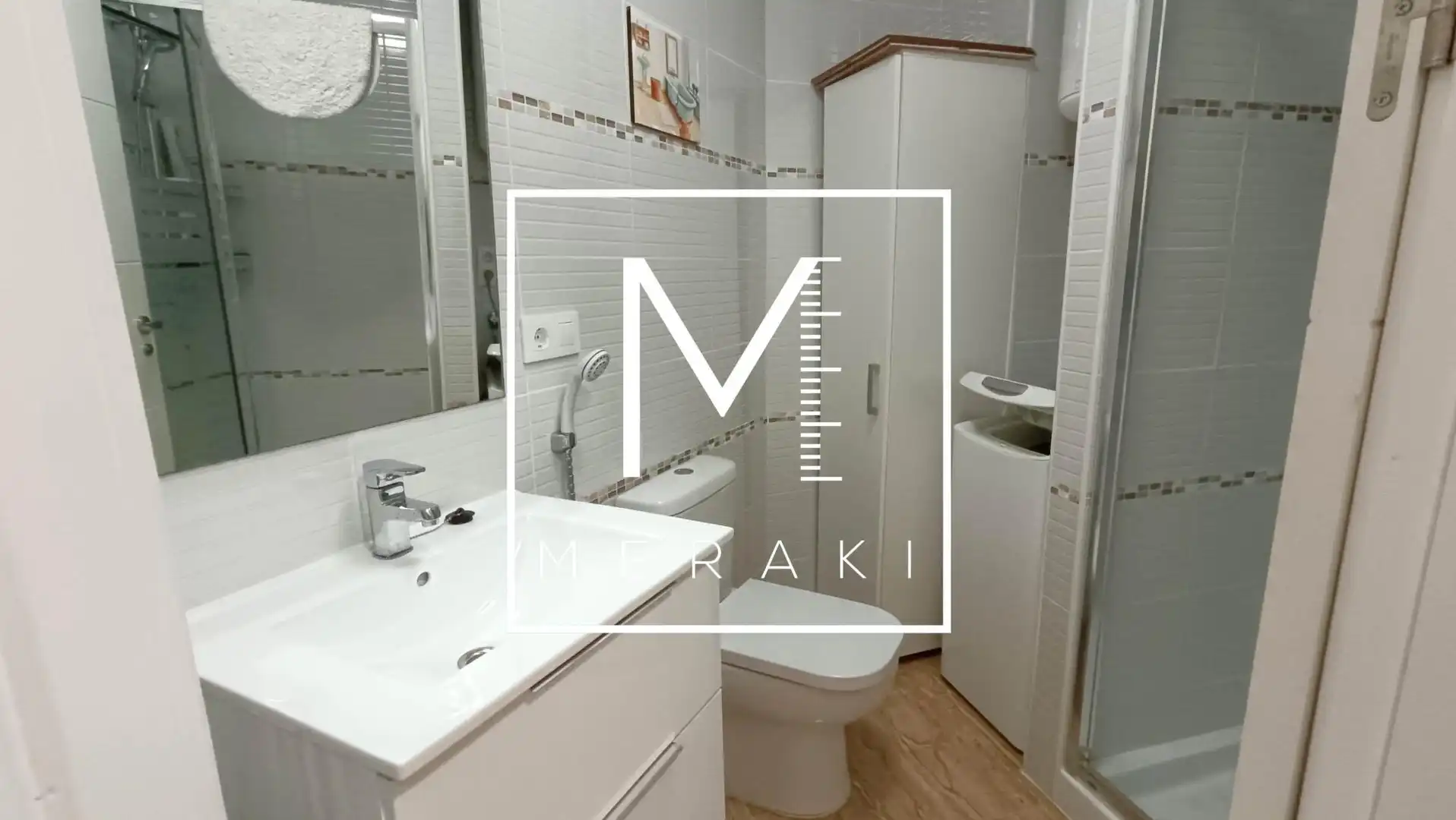Baño de Estudio en venta en Calpe / Calp con Calefacción, Amueblado y Piscina comunitaria