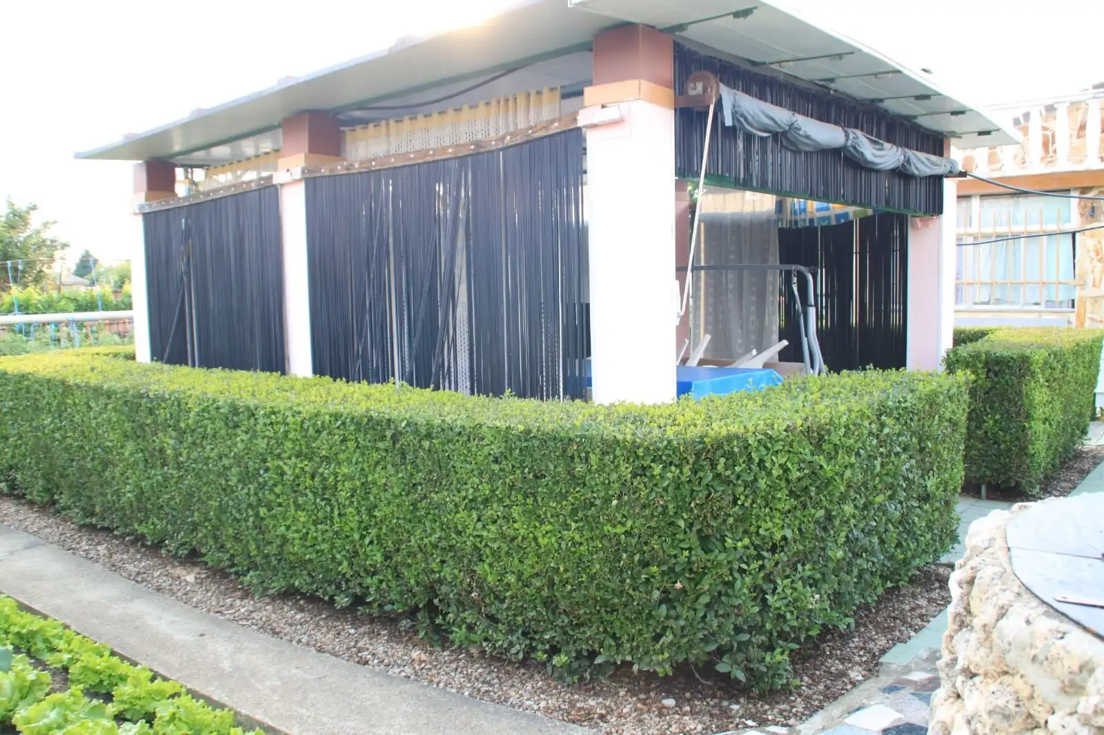 Vista exterior de Casa o xalet en venda en Grijota amb Jardí privat, Terrassa i Piscina
