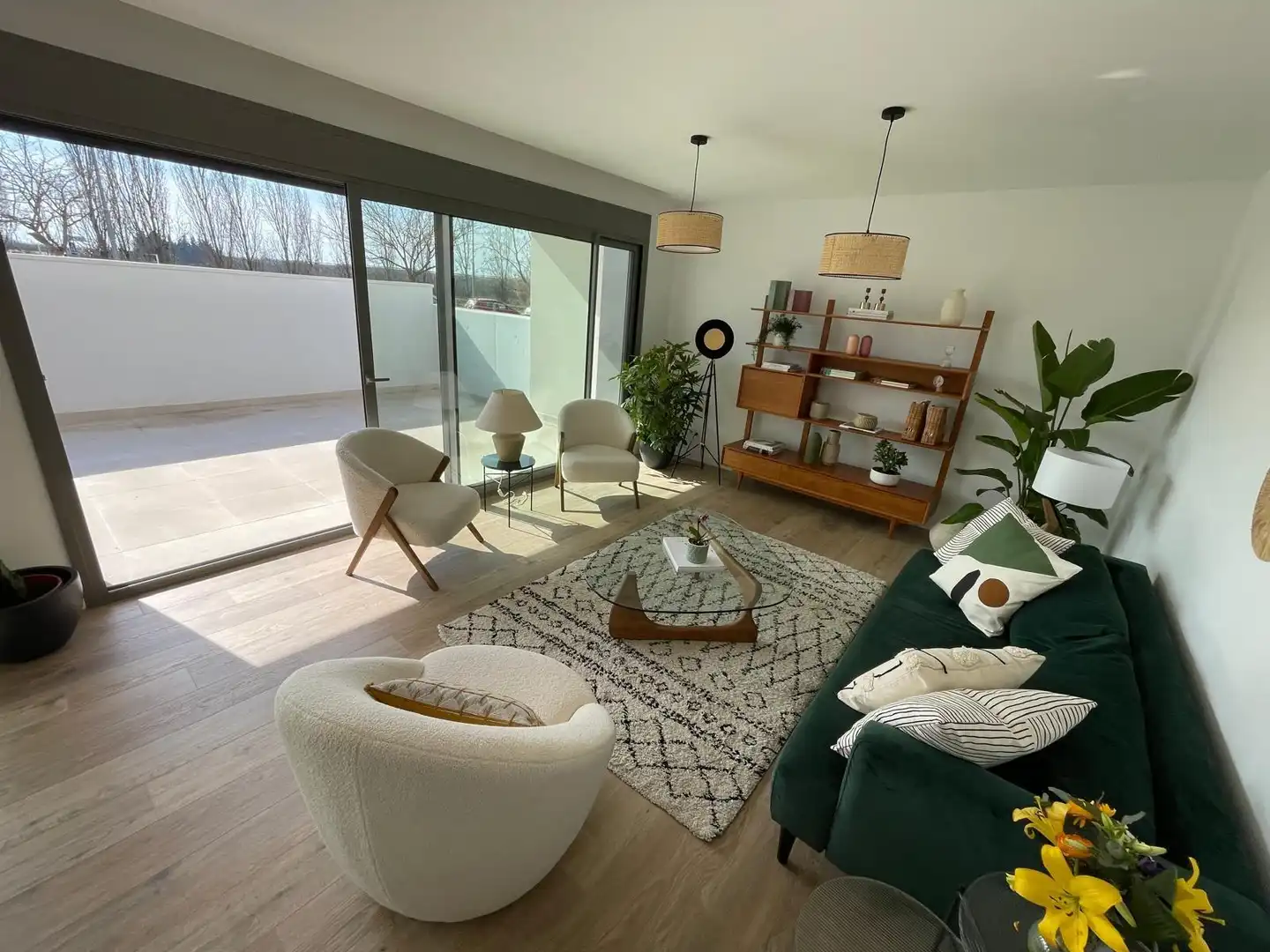 Sala de estar de Piso en venta en Lleida con Aire acondicionado, Jardín privado y Terraza