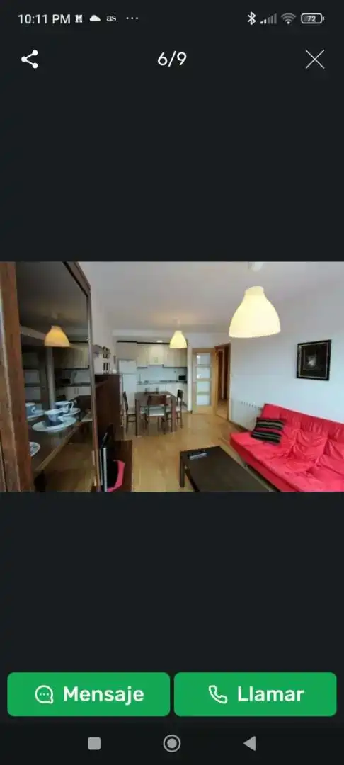 Sala de estar de Piso en venta en Cervo con Trastero, Amueblado y Lavadora