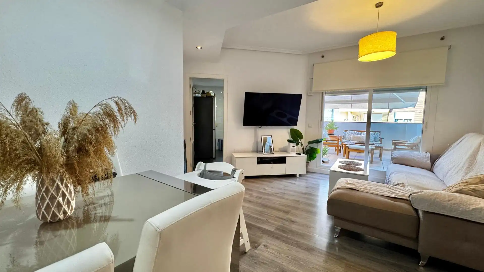 Sala d'estar de Àtic en venda en Murcia amb Aire condicionat, Terrassa i Traster