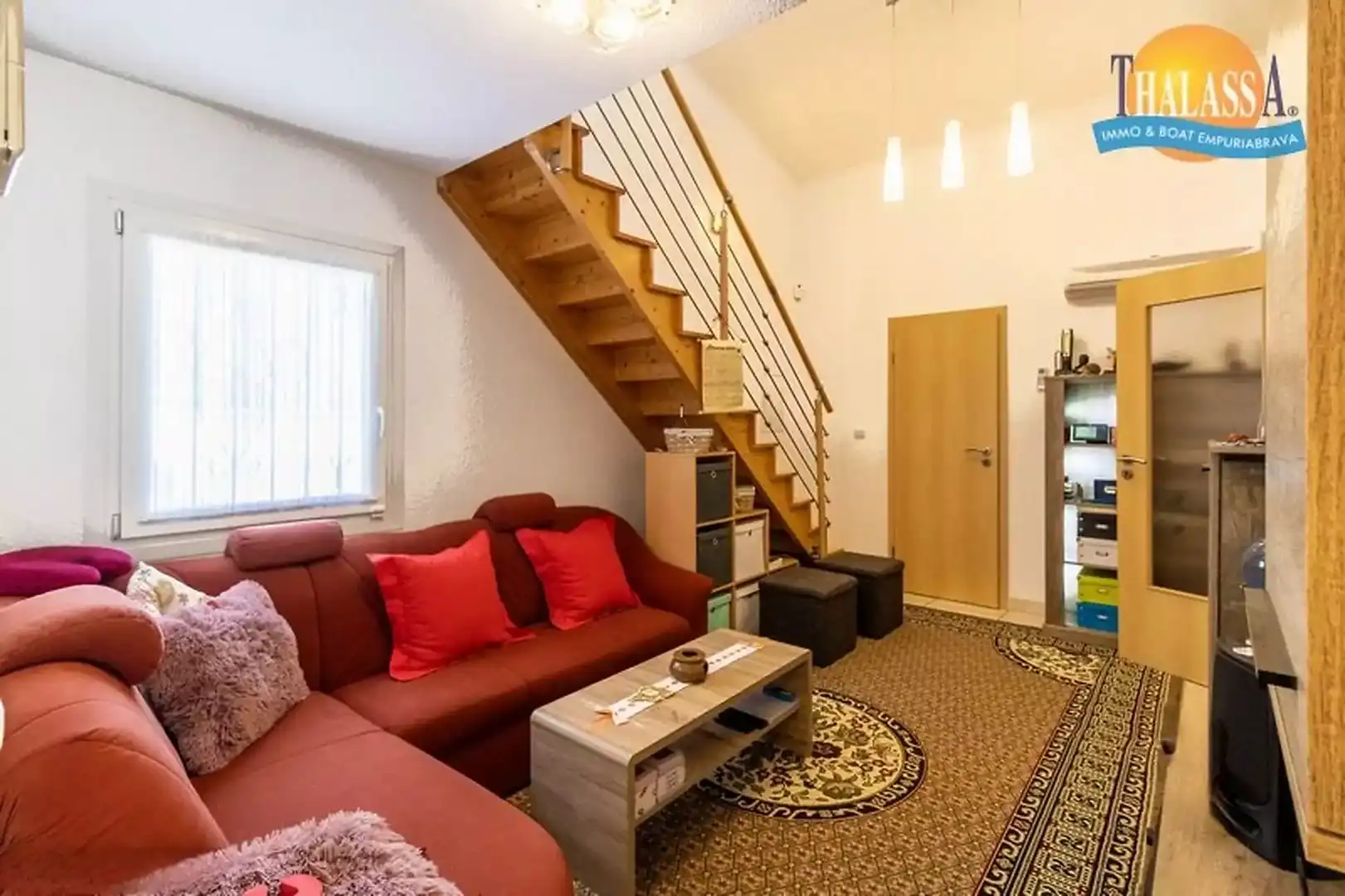 Living room of Houses for sale in Empuriabrava  with Air Conditioner and Furnished