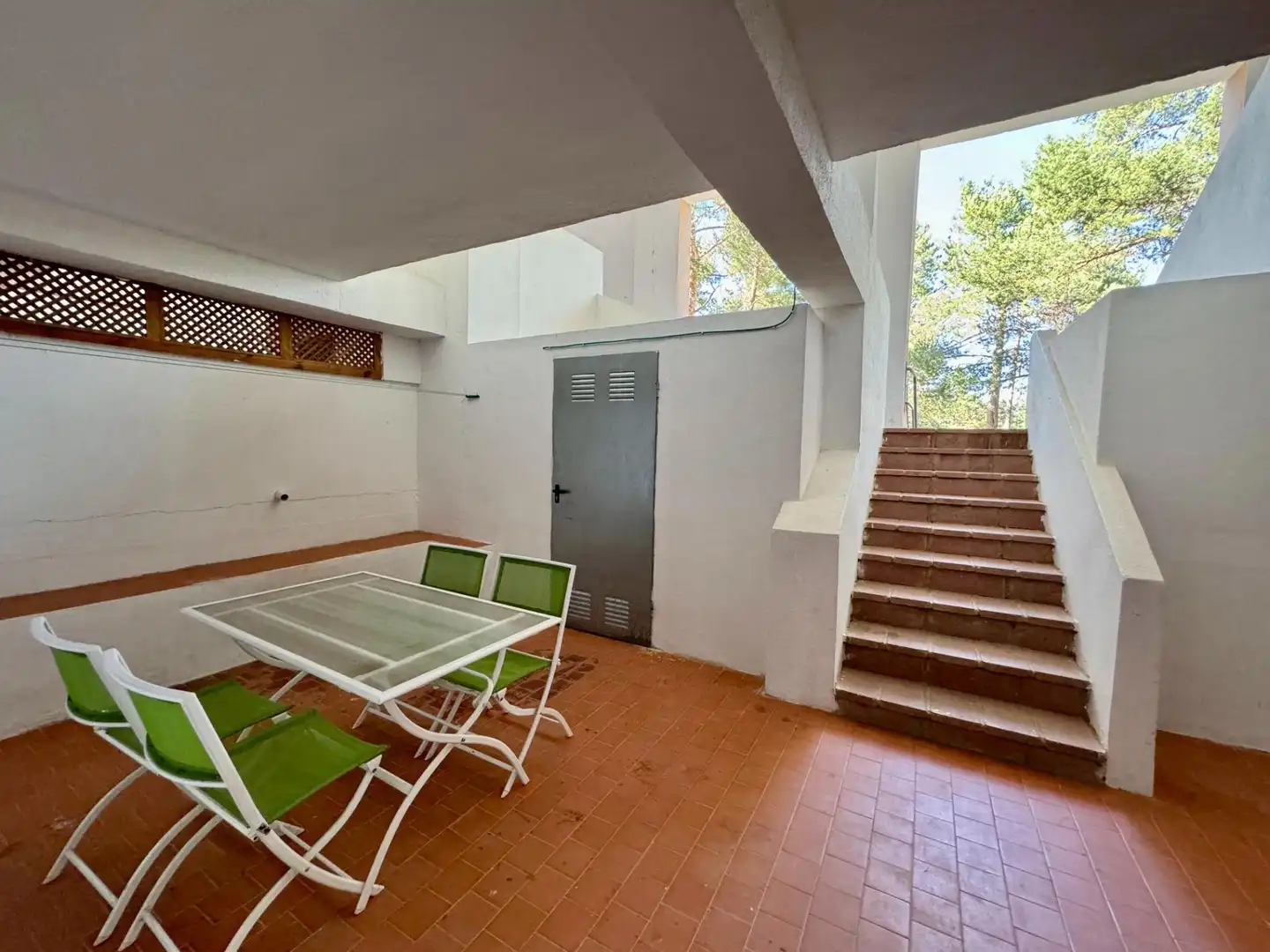 Garden of Flat for rent in Alcalá de la Selva  with Heating, Terrace and Storage room