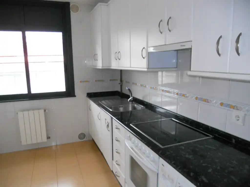 Cocina de Piso de alquiler en Santiago de Compostela  con Calefacción, Trastero y Horno
