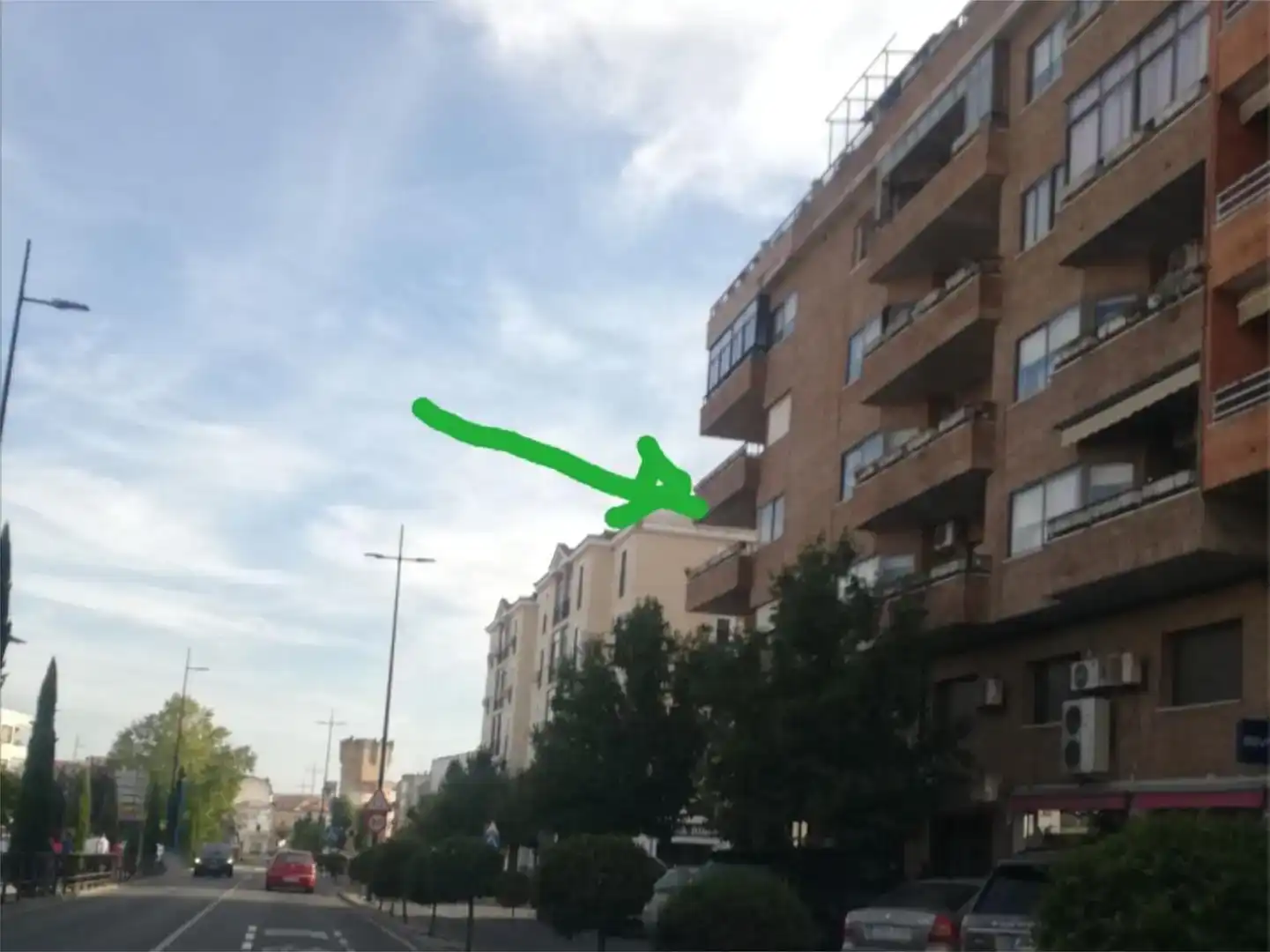 Vista exterior de Pis en venda en Coria amb Aire condicionat i Balcó