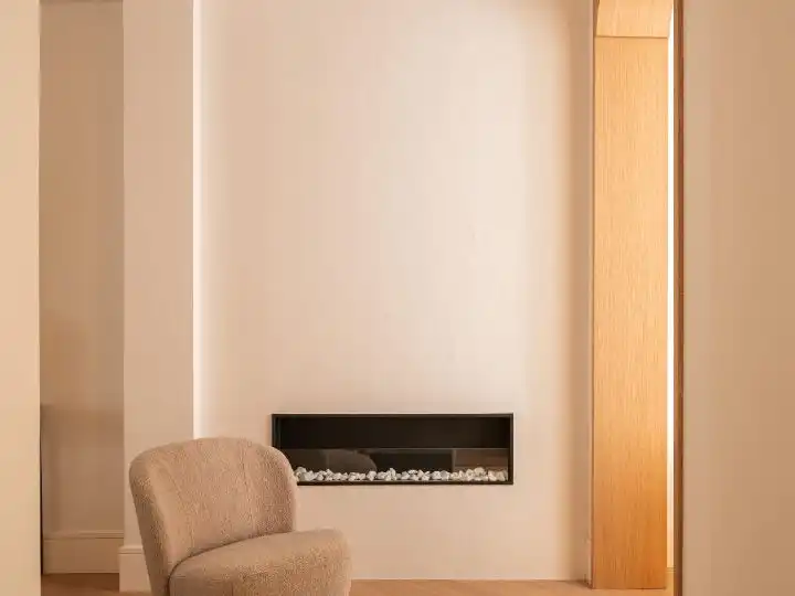 Living room of Flat for sale in  Madrid Capital  with Air Conditioner and Balcony