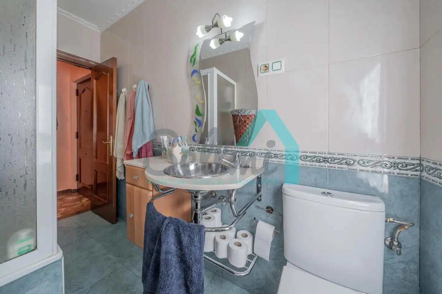 Bathroom of Flat for sale in Mieres (Asturias)  with Heating, Parquet flooring and Storage room