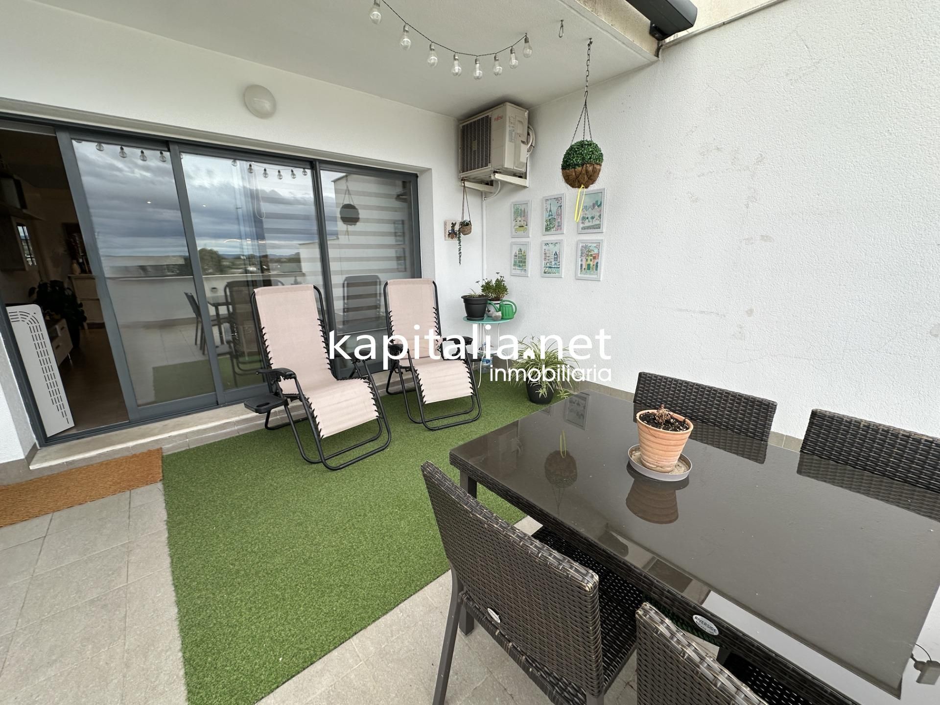 Terrassa de Pis en venda en Albaida amb Aire condicionat, Jardí privat i Terrassa