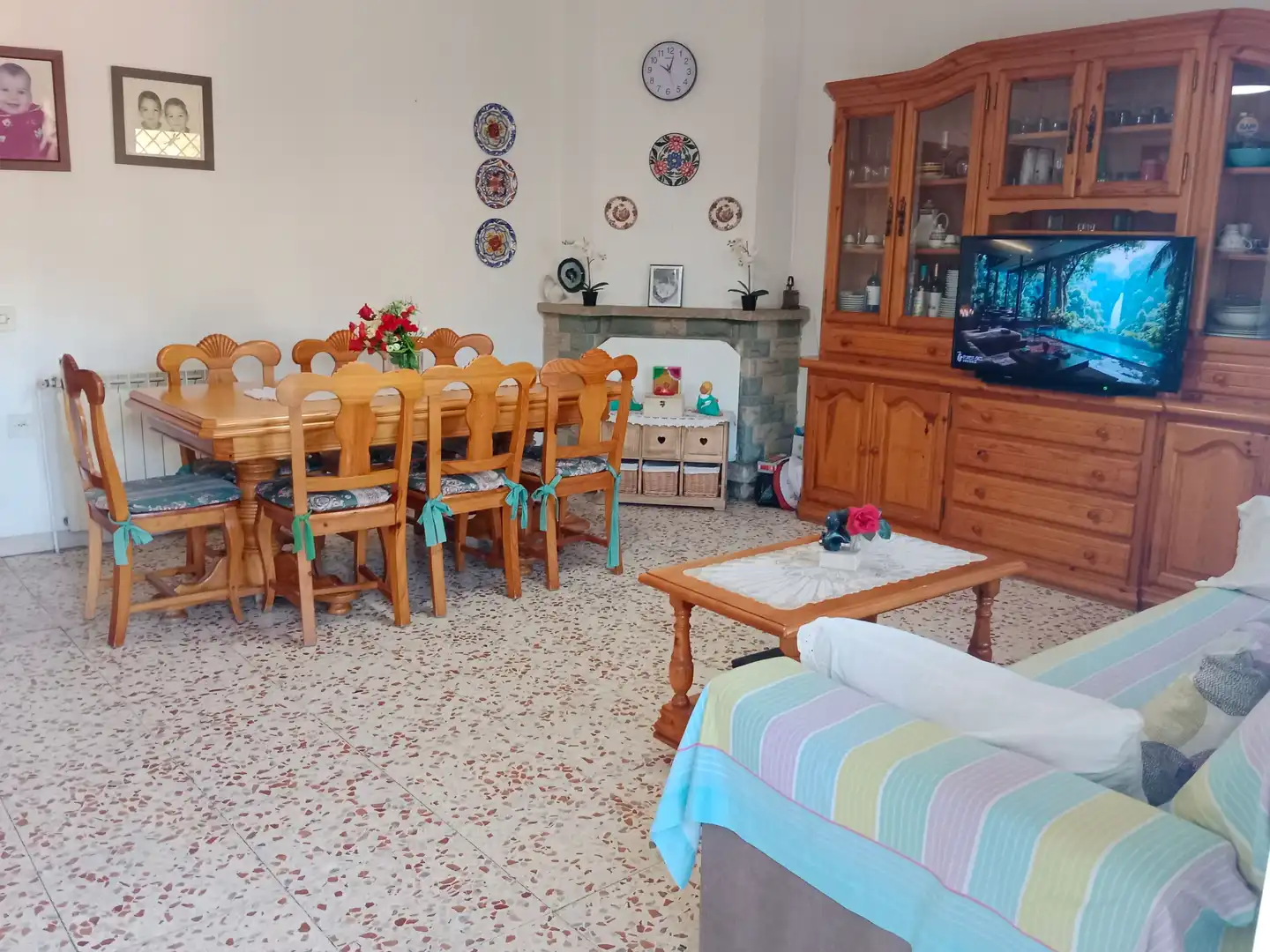 Menjador de Casa o xalet en venda en Rubí amb Aire condicionat, Jardí privat i Terrassa