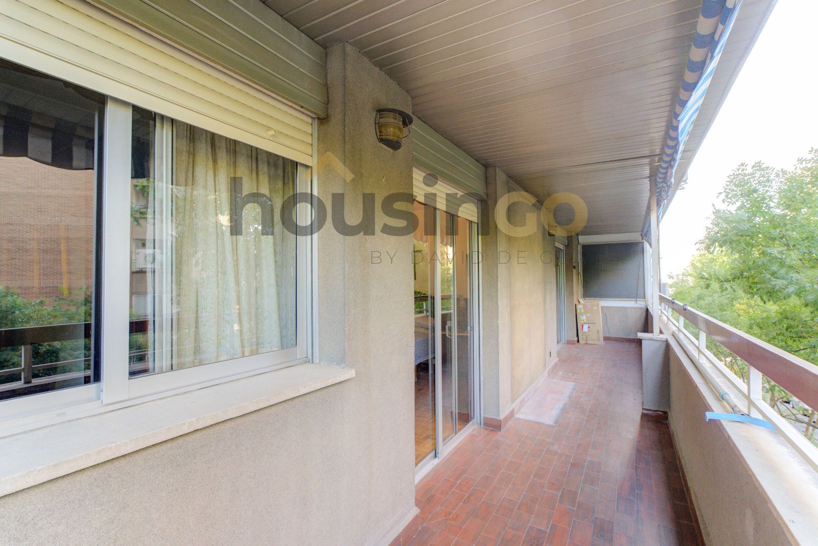 Terrace of Flat for sale in  Madrid Capital  with Parquet flooring, Terrace and Oven