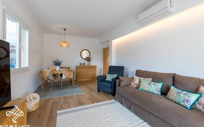 Living room of Planta baja for sale in Campos  with Air Conditioner, Parquet flooring and Terrace