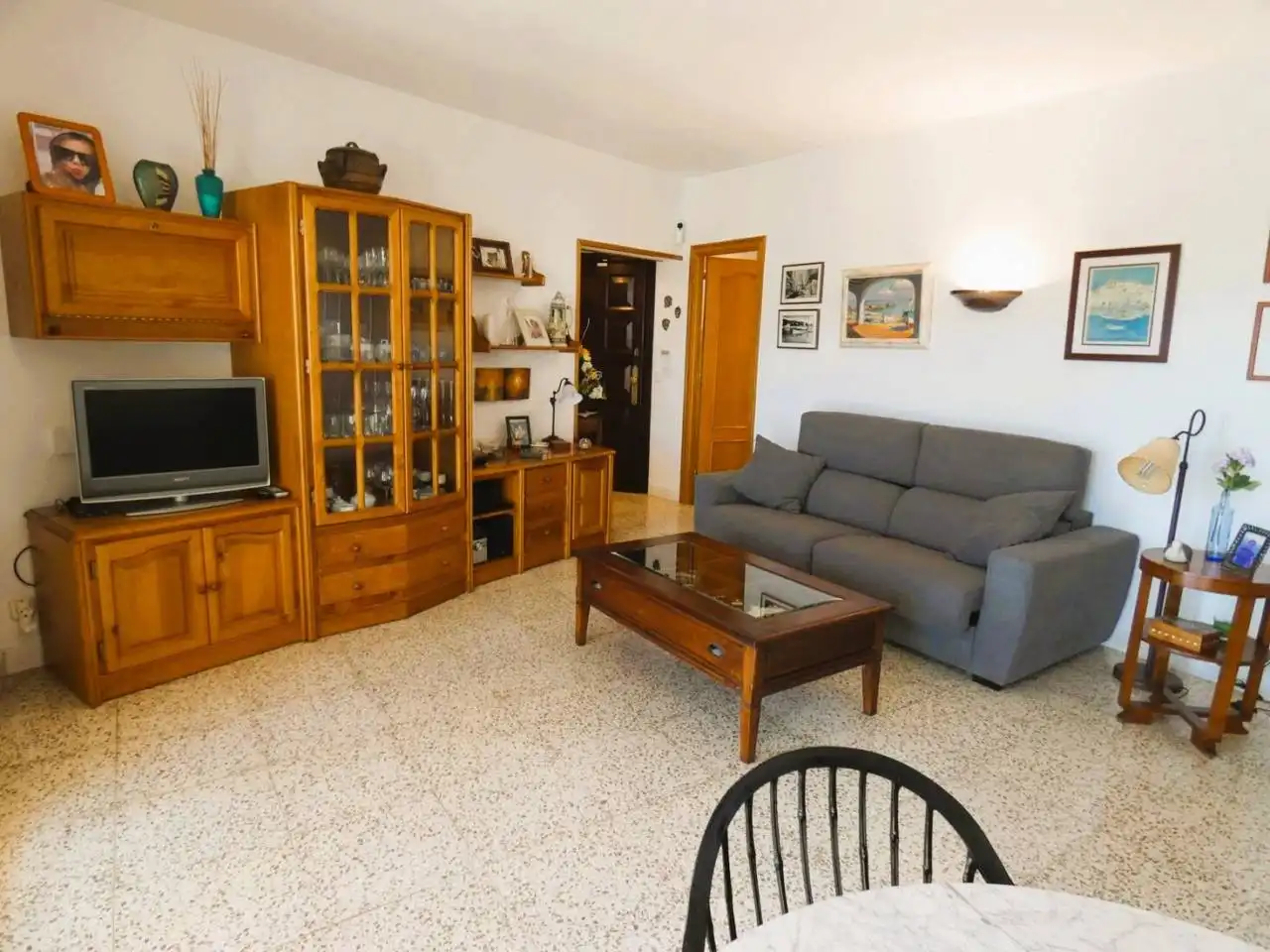 Sala d'estar de Pis en venda en Sant Feliu de Guíxols amb Terrassa