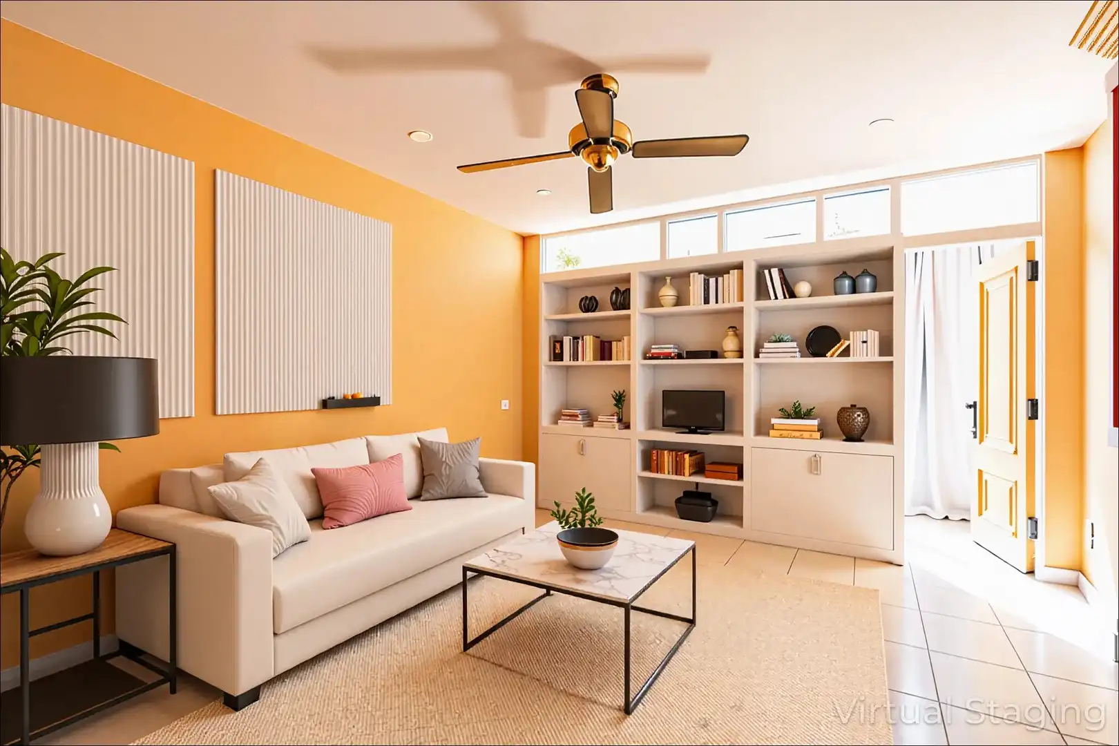 Living room of Flat for sale in Guía de Isora  with Terrace and Furnished