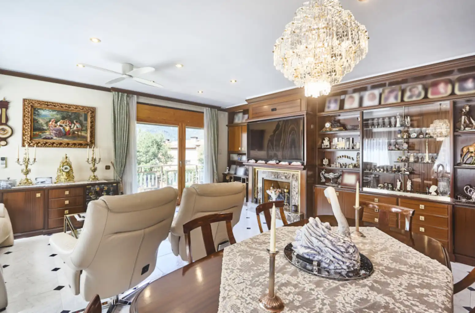 Sala de estar de Casa o chalet en venta en Monistrol de Montserrat con Aire acondicionado, Calefacción y Jardín privado