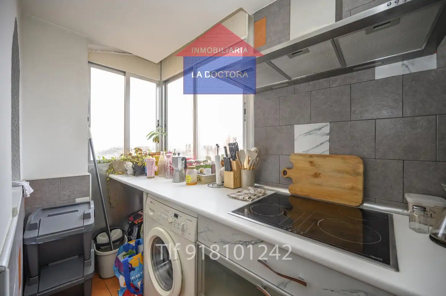 Kitchen of Flat for sale in Alcorcón  with Air Conditioner, Heating and Terrace
