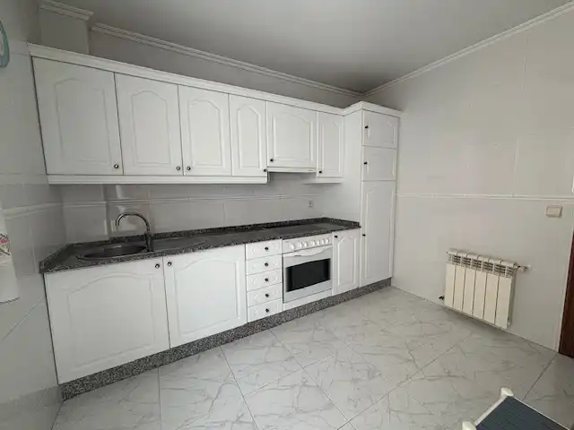 Kitchen of Flat for rent in Ferrol  with Heating, Parquet flooring and Storage room