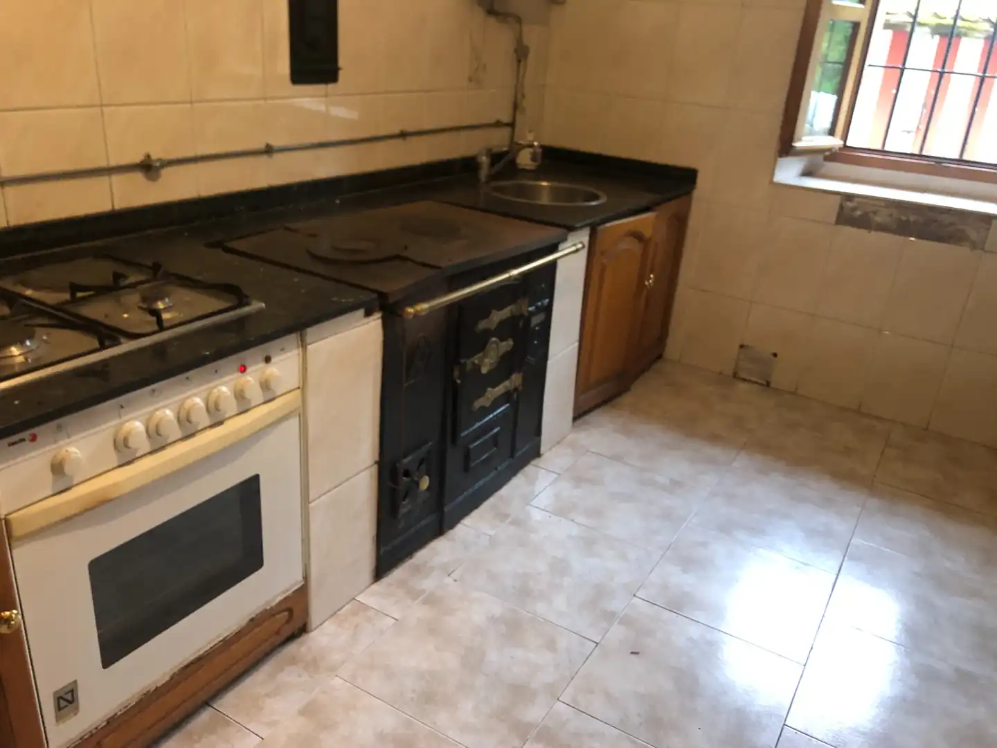 Cocina de Casa o chalet en venta en Lamasón con Calefacción, Amueblado y Horno