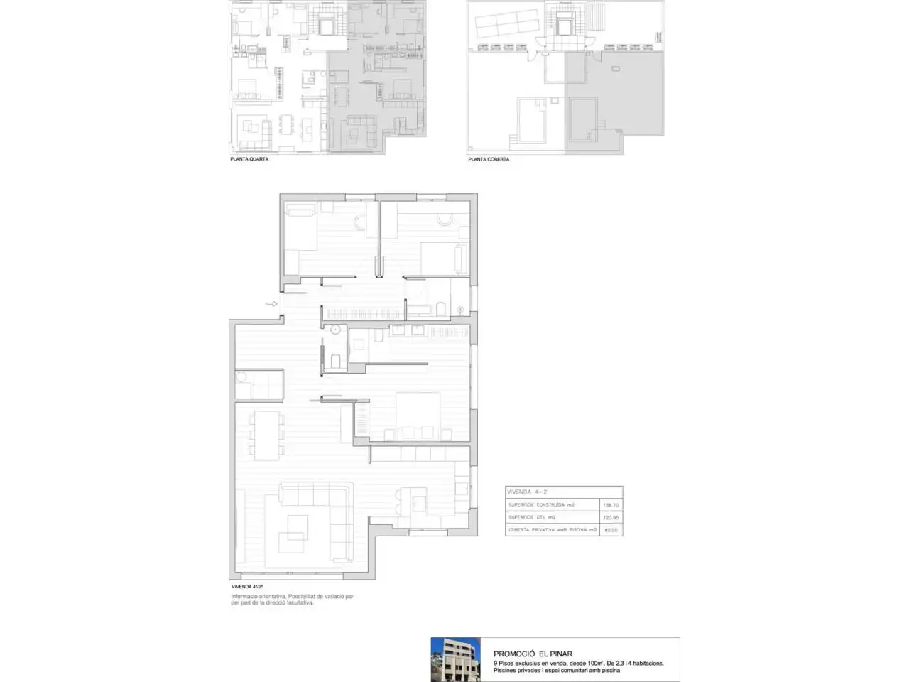 Flat for sale in Barcelona  with Air Conditioner, Parquet flooring and Terrace
