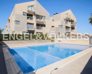 Swimming pool of Apartment to rent in Puçol  with Air Conditioner, Heating and Parquet flooring