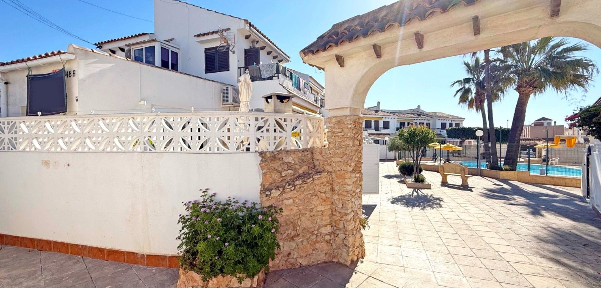 Garden of Flat for sale in Torrevieja  with Swimming Pool