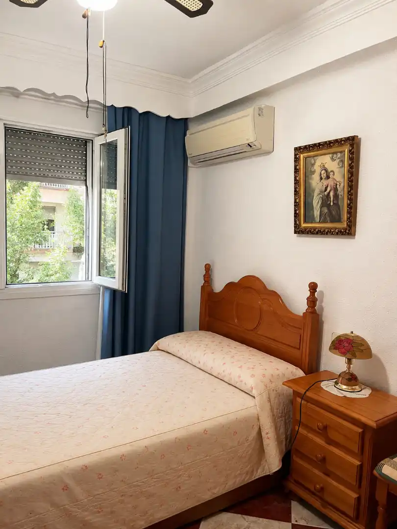 Schlafzimmer von Wohnung zum Verkauf in Málaga mit Klimaanlage, Terrasse und Abstellraum