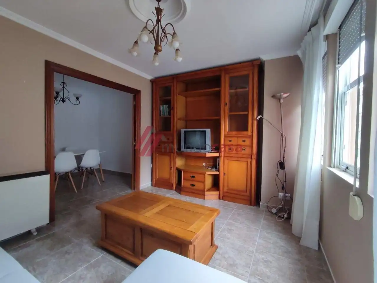 Sala d'estar de Pis de lloguer en Ferrol amb Calefacció i Moblat