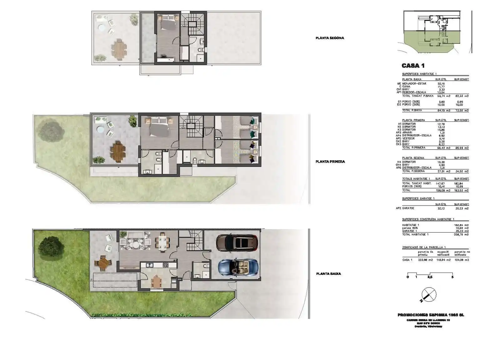 Casa pareada con terraza en venta en Calle Serra de Llaveria, imagen 11