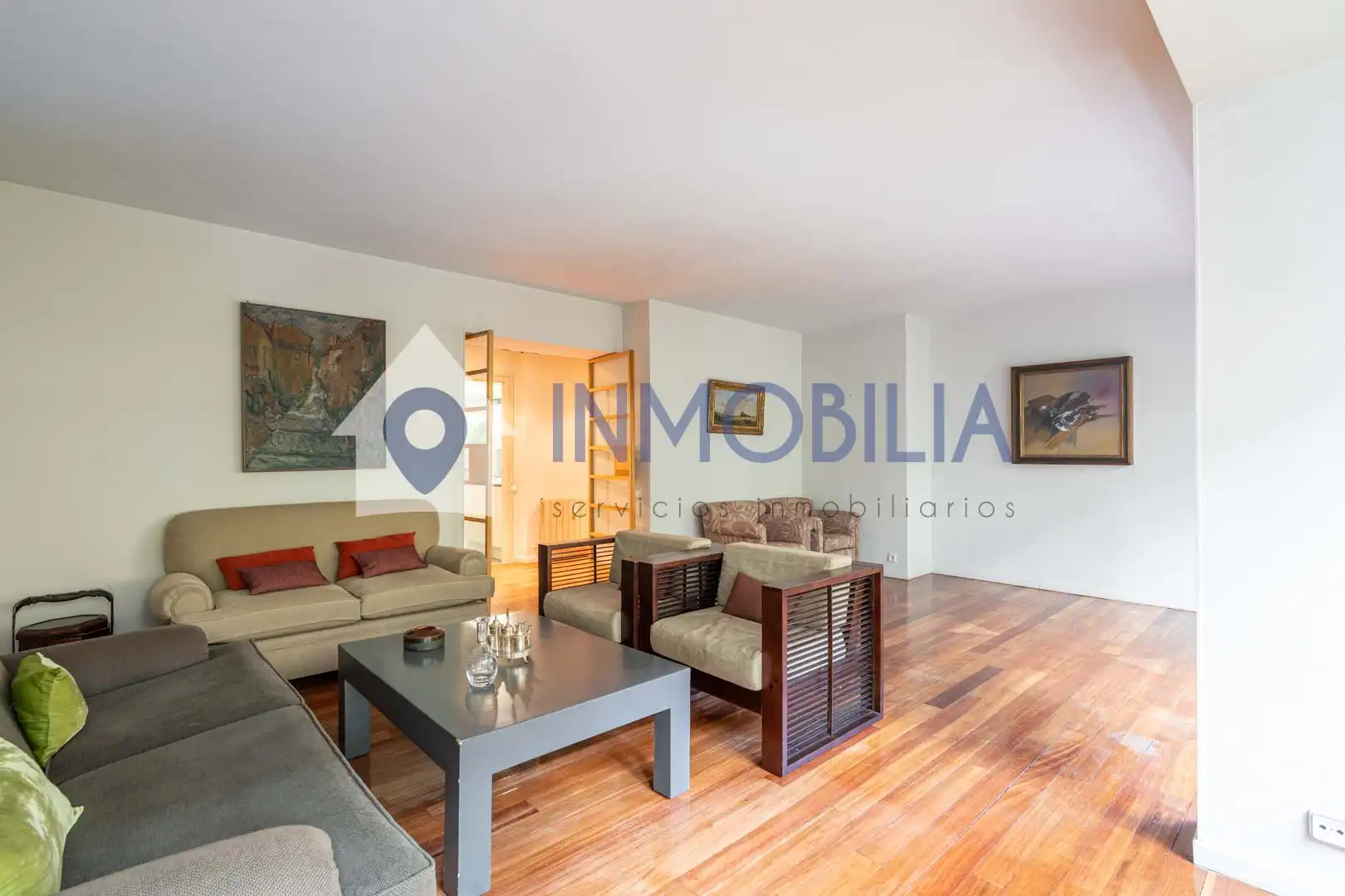 Sala de estar de Piso en venta en Madrid con Calefacción, Jardín privado y Trastero
