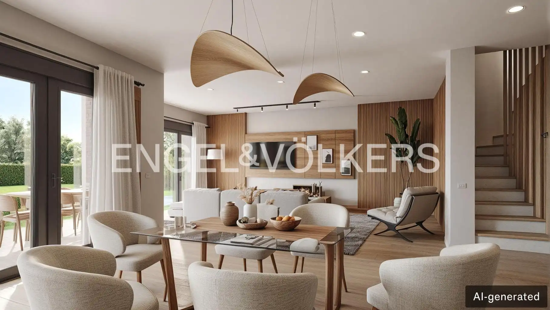 Sala de estar de Casa adosada en venta en Moncloa - Aravaca