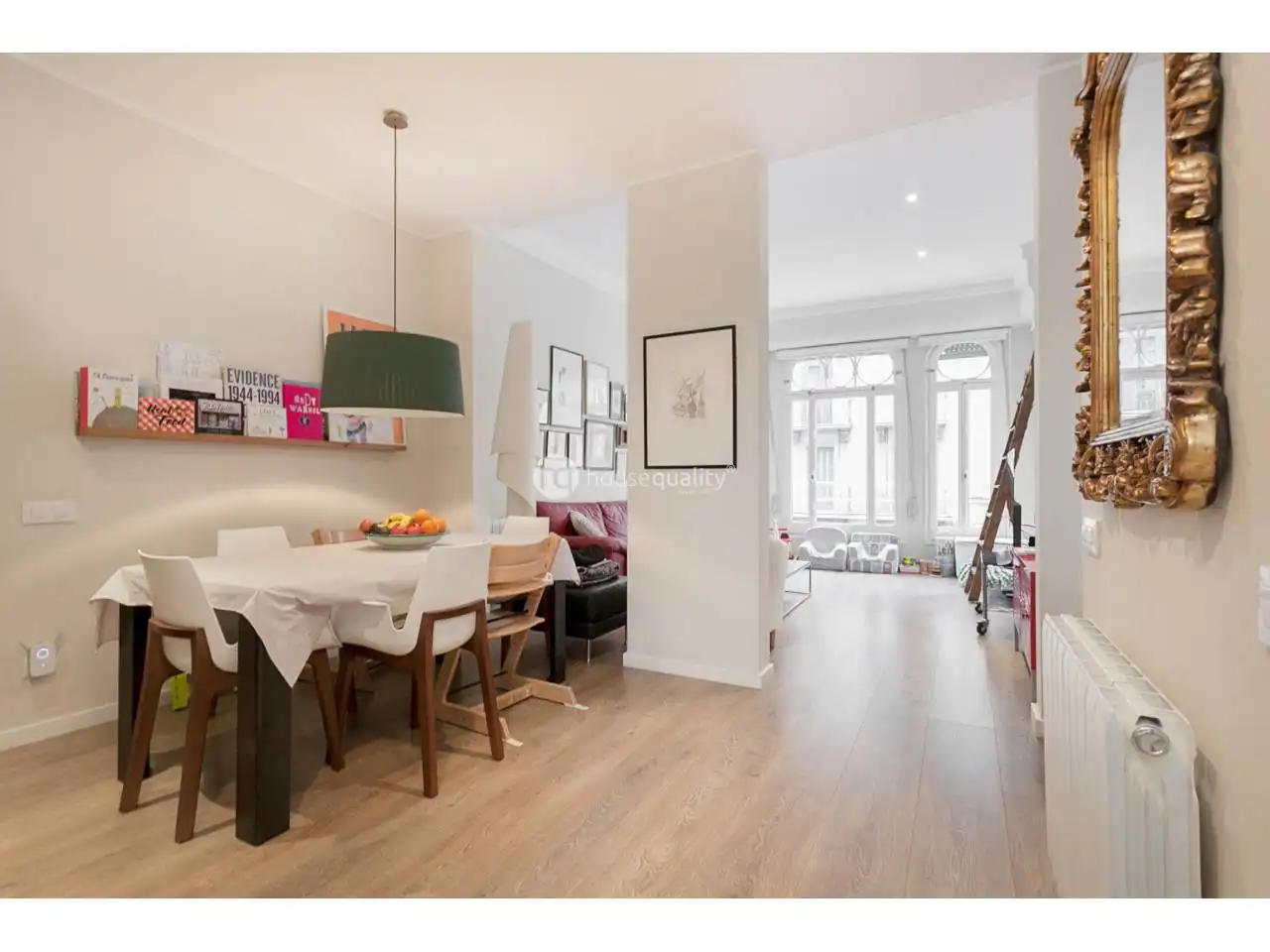 Außenansicht von Wohnung zur Miete in Barcelona mit Parkett und Terrasse