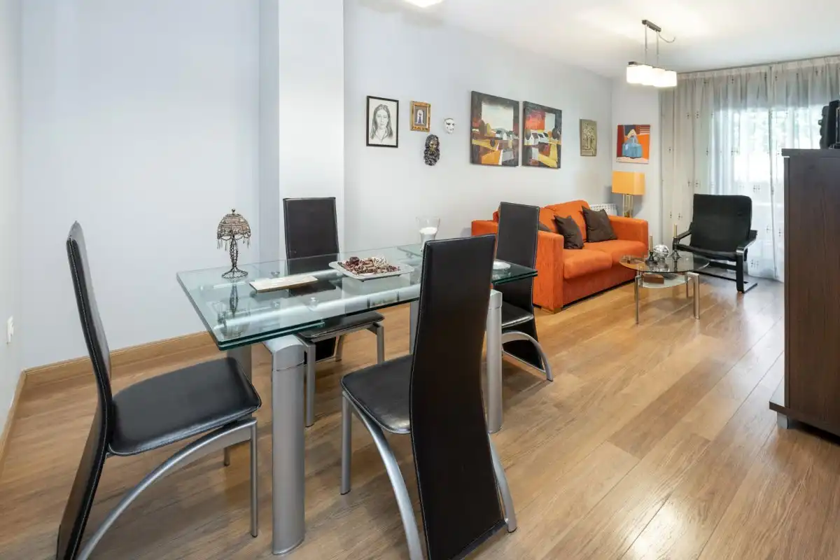 Dining room of Flat for rent in Granada  with Heating, Private garden and Storage room