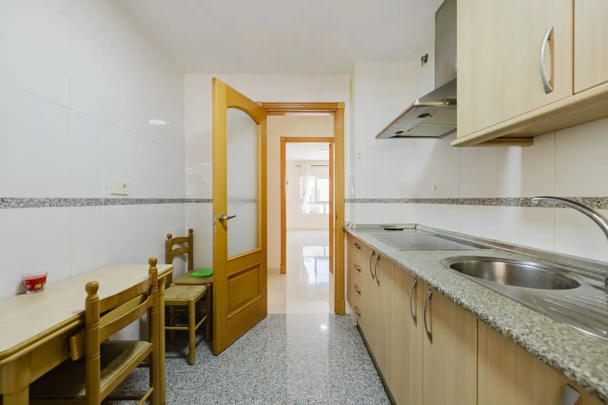 Kitchen of Flat for sale in Nerja  with Air Conditioner, Heating and Storage room