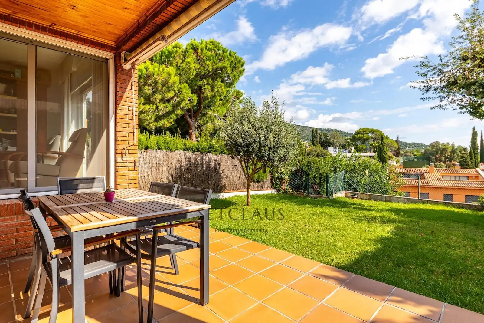 Terraza de Casa adosada en venta en Teià con Aire acondicionado, Calefacción y Jardín privado