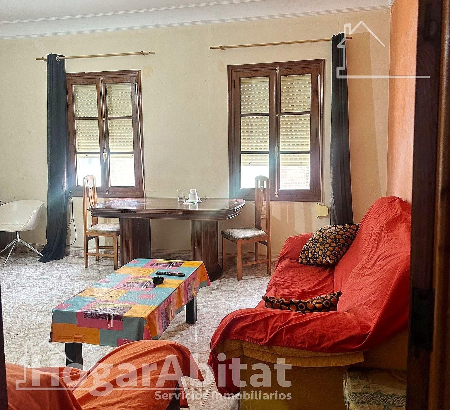 Sala de estar de Piso en venta en Sueca con Aire acondicionado