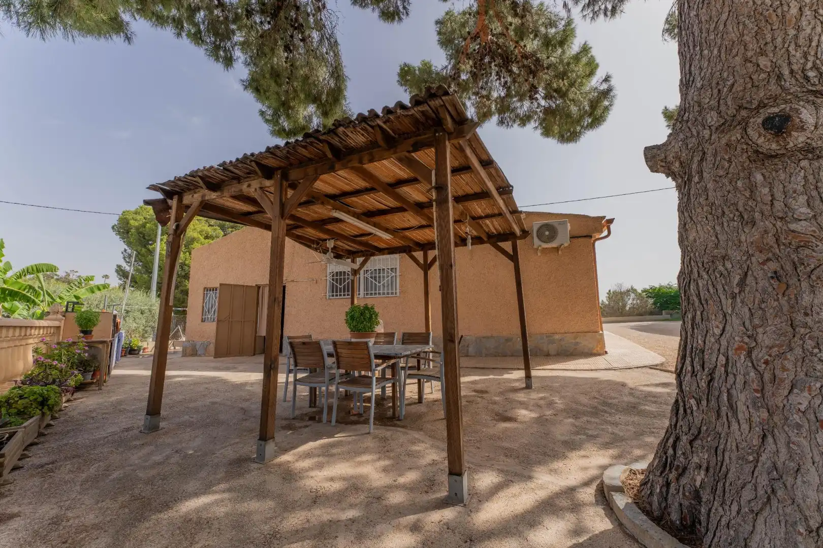 Terraza de Casa o chalet en venta en Elche / Elx con Aire acondicionado, Jardín privado y Piscina