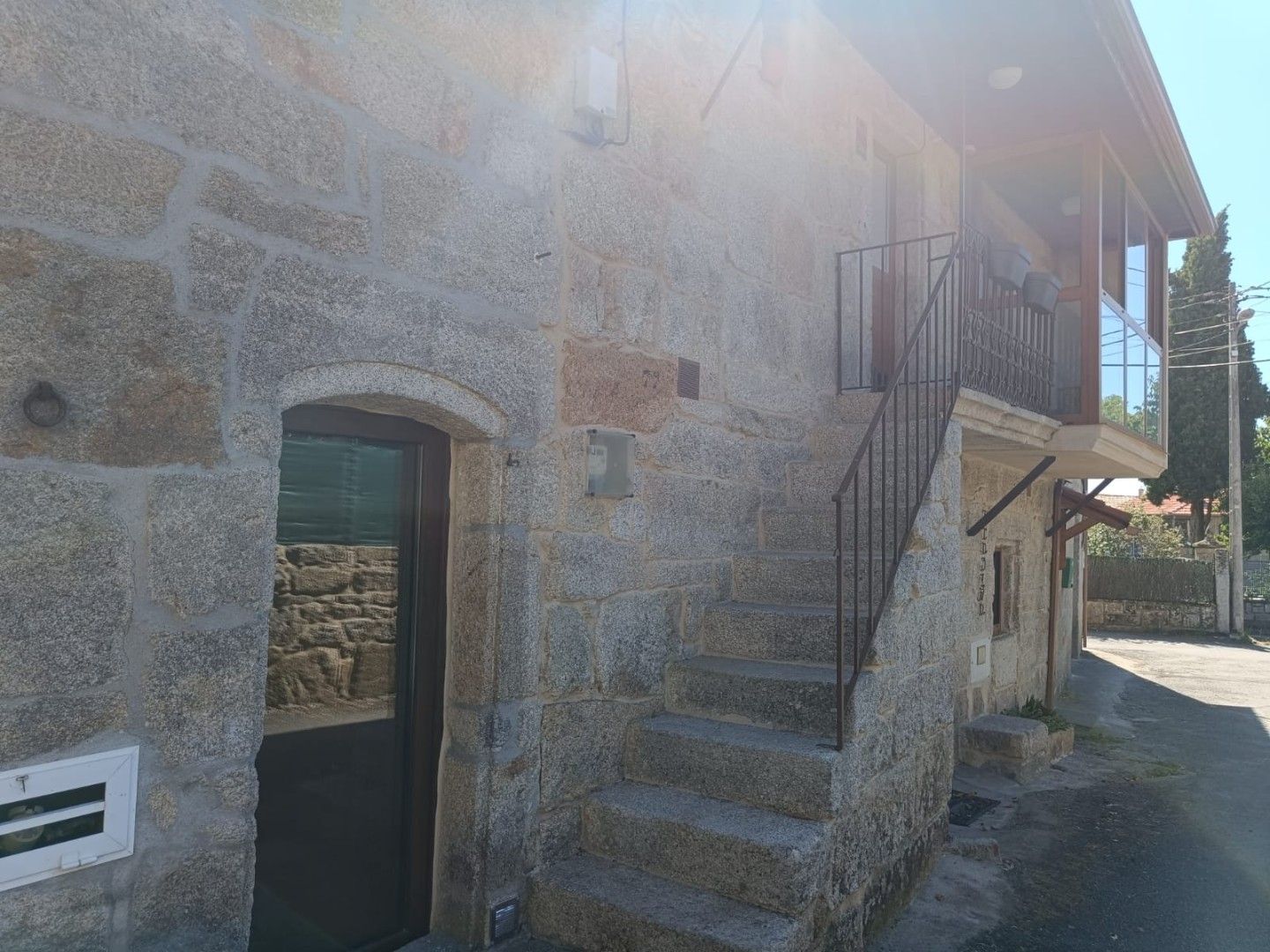Exterior view of Single-family semi-detached for sale in O Pereiro de Aguiar   with Private garden