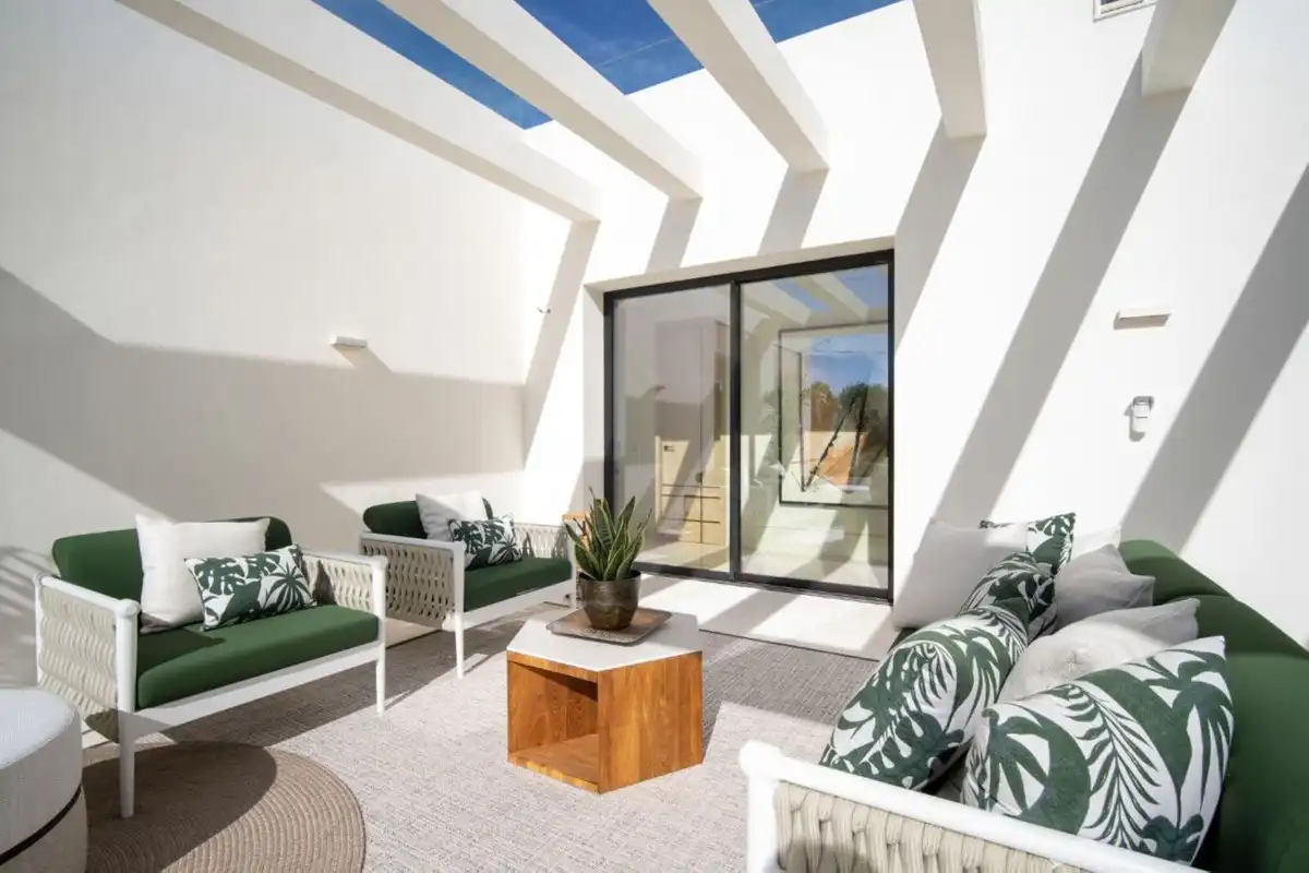Terraza de Casa o chalet en venta en Marbella con Aire acondicionado, Jardín privado y Terraza