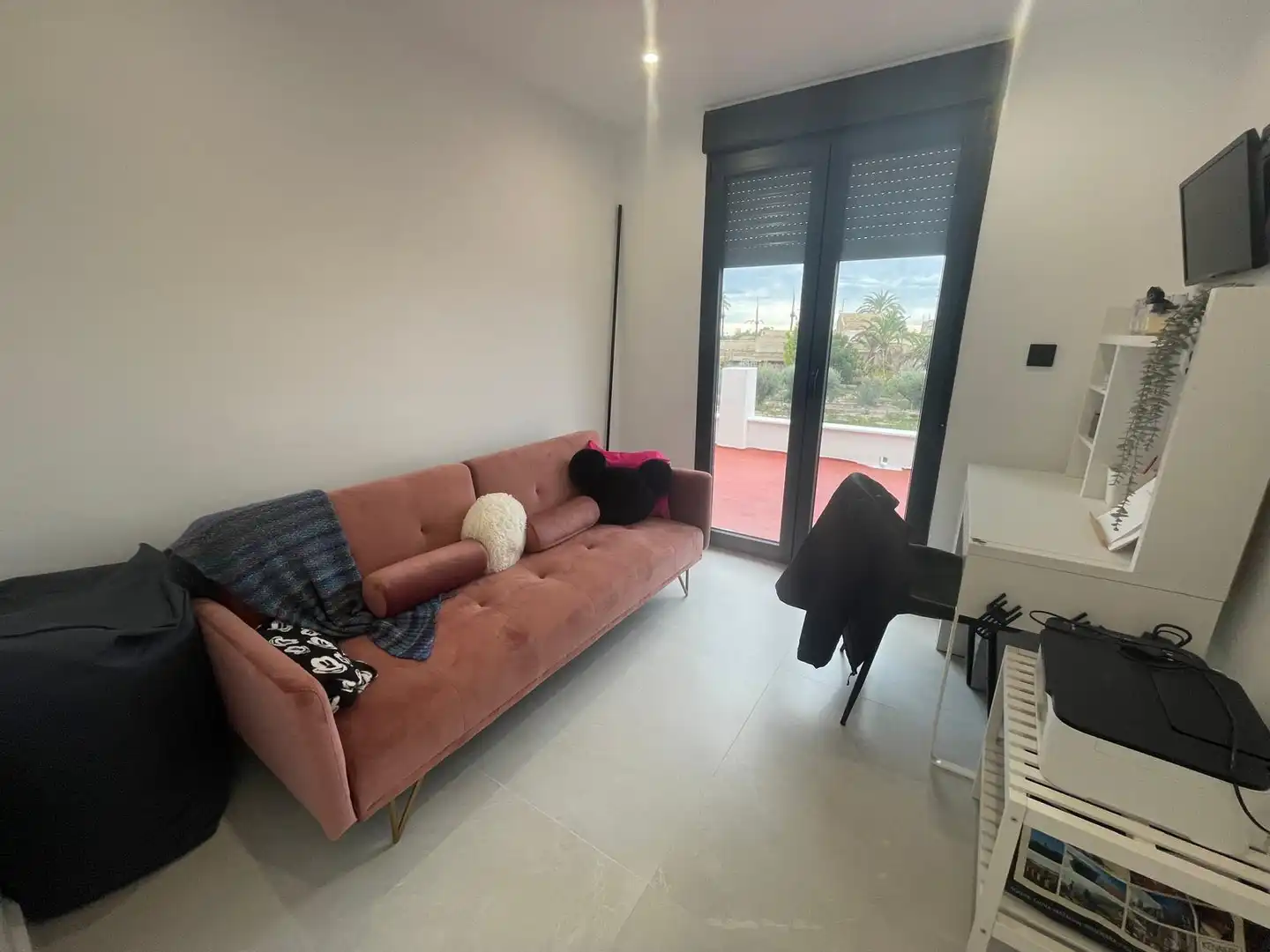 Sala d'estar de Casa o xalet en venda en Elche / Elx amb Aire condicionat, Terrassa i Traster