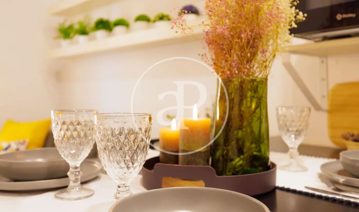 Comedor de Piso de alquiler en Valencia con Aire acondicionado, Calefacción y Amueblado