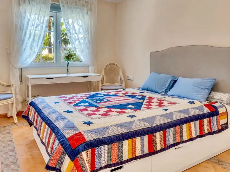 Dormitori de Casa o xalet en venda en Moraira amb Aire condicionat, Terrassa i Piscina