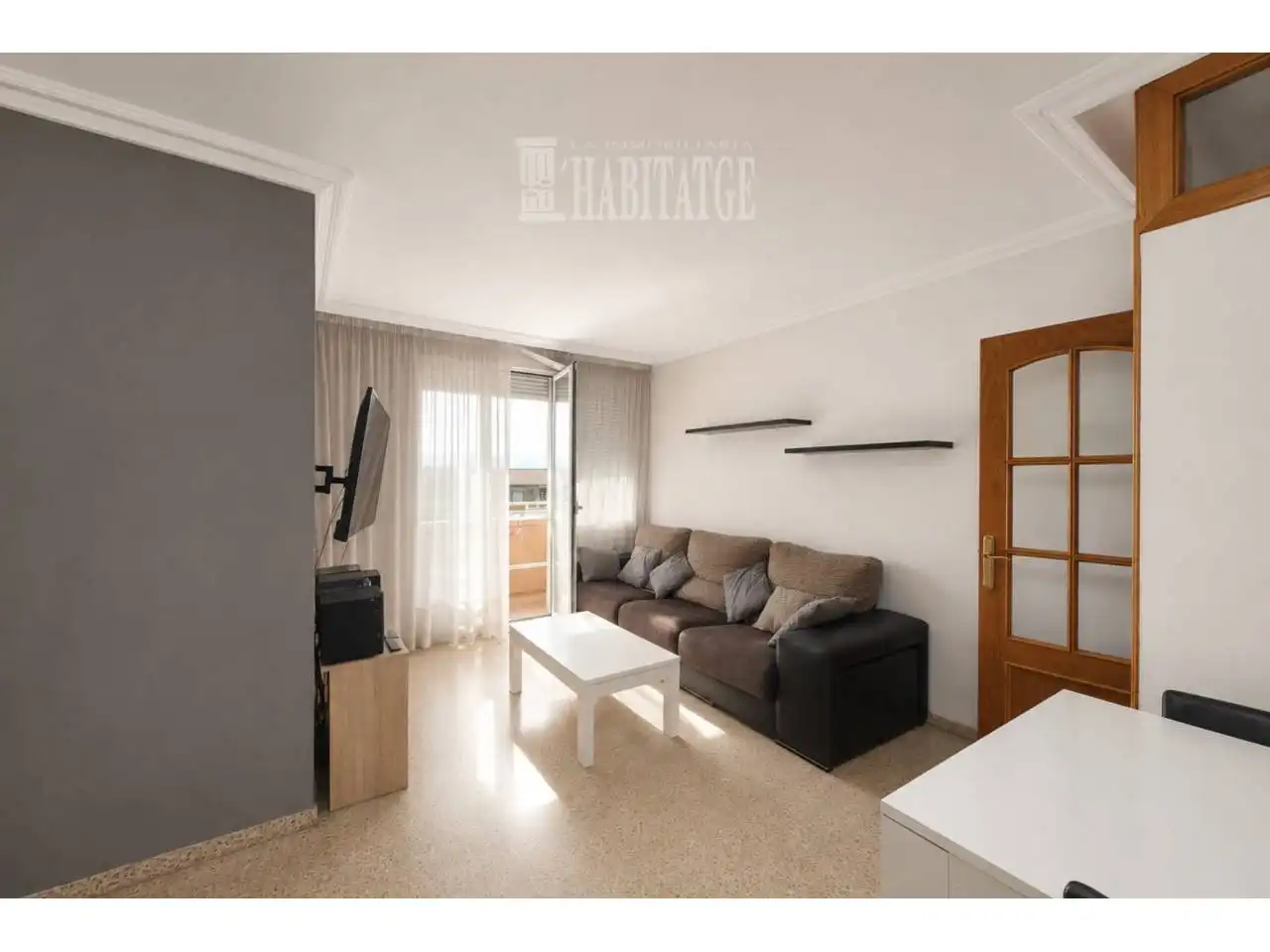 Sala de estar de Piso en venta en Vic con Calefacción y Balcón