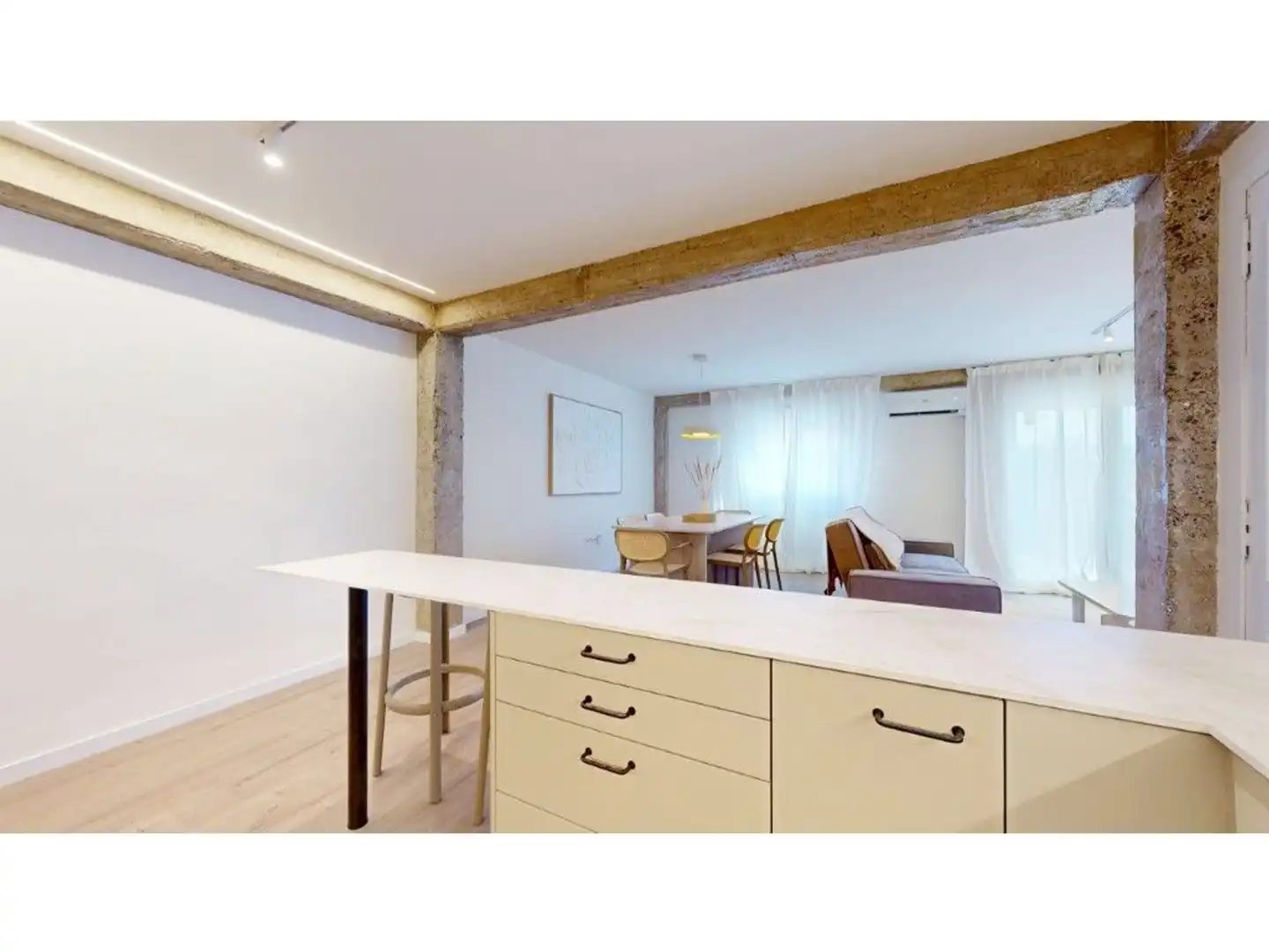 Cocina de Piso en venta en Valencia con Aire acondicionado, Terraza y Amueblado