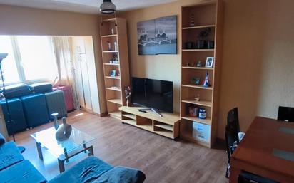Living room of Flat for sale in  Madrid Capital  with Air Conditioner, Heating and Parquet flooring