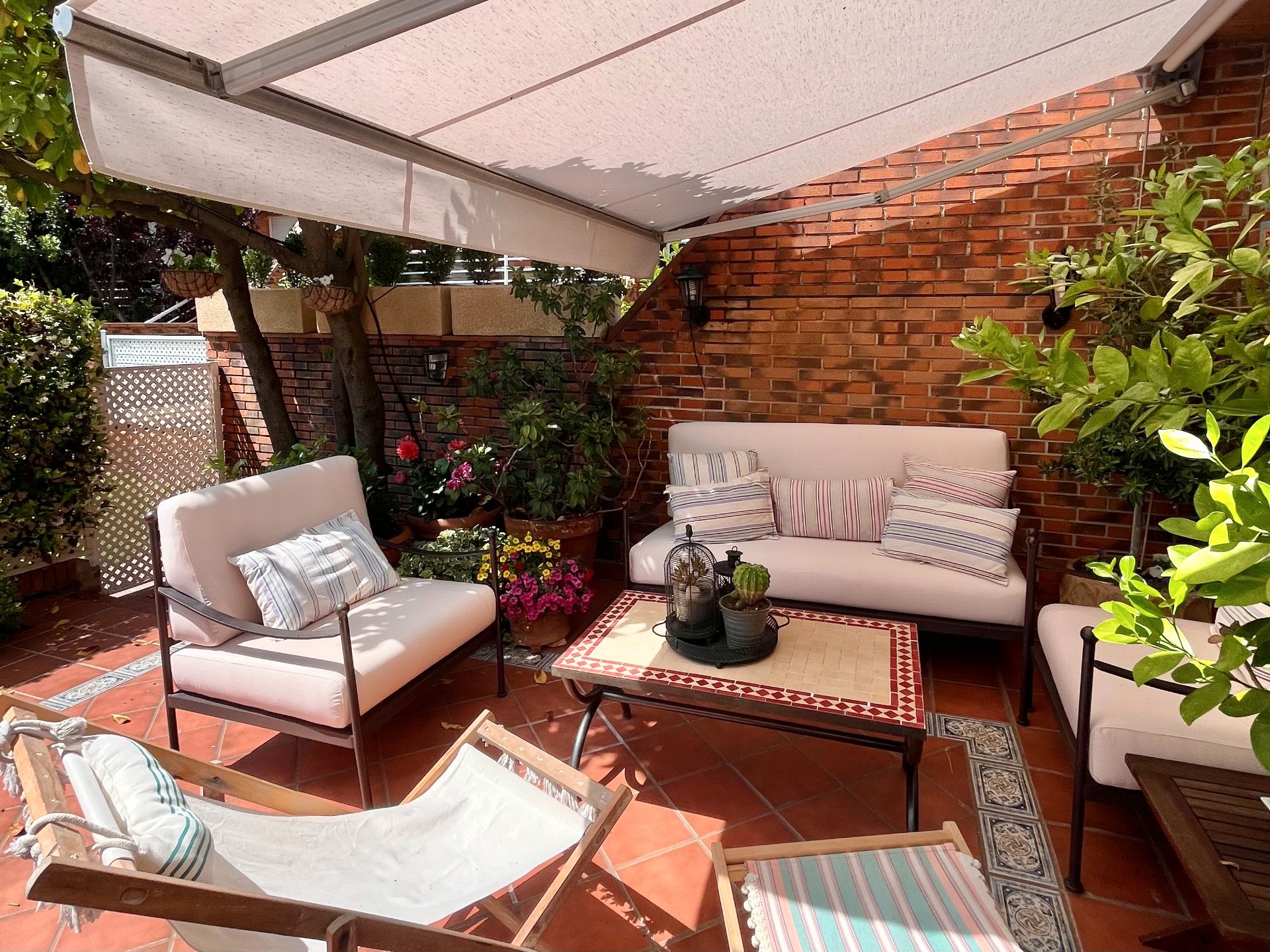 Terrace of Single-family semi-detached for sale in Las Rozas de Madrid  with Air Conditioner, Heating and Private garden