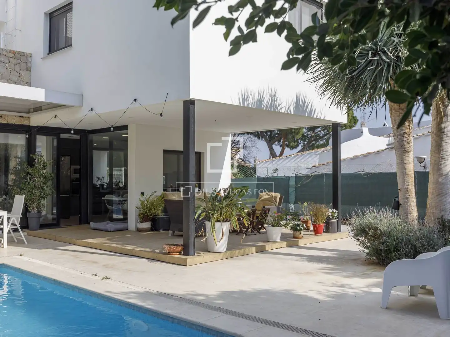 Terraza de Casa o chalet en venta en Godella con Aire acondicionado, Calefacción y Jardín privado